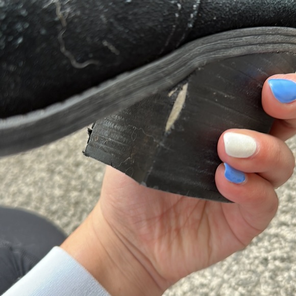 Steve Madden Black Sharini Cut Out Booties - Picture 7 of 7